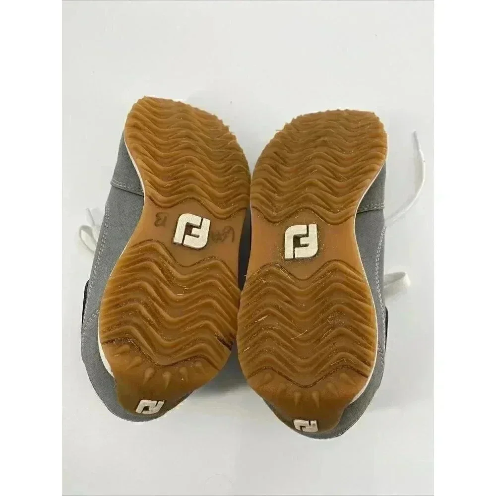 FootJoy Women's Sport Retro Golf Shoes Grey 92385 Ladies (Size 6 M) Spikeless - Picture 8 of 8